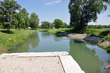 View of the Canal from beside the lock