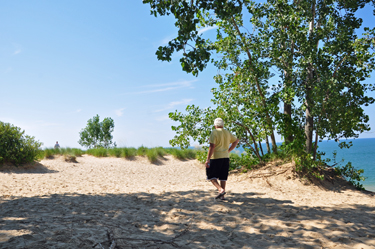Lee Duquette on the summit of Mount Baldy