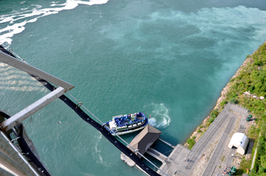 Maid of the Mist below Observation Tower