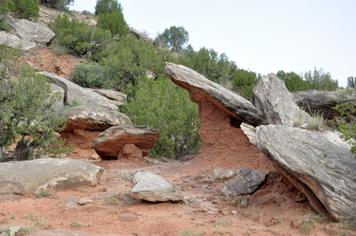 hoodoos and rock
