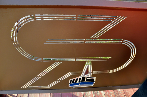 engraving of a tram