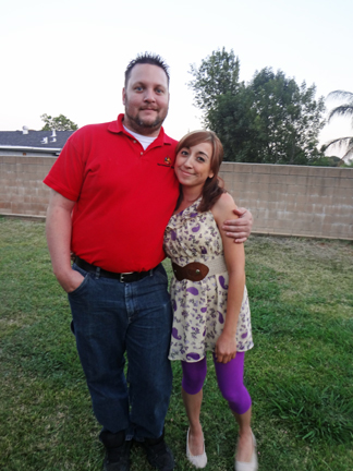 Larry Blahak and his girlfriend, Karen