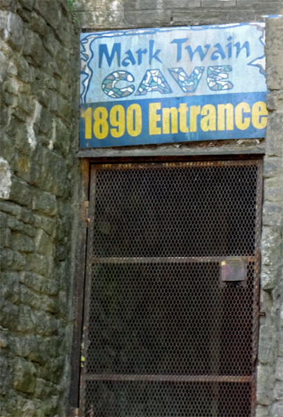 The 1890 entrance to the Mark Twain Cave