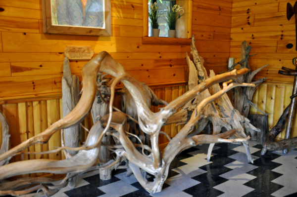 antlers in Legs Inn in Cross Village, Michigan