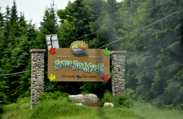 welcome to Sault Ste. Marie Ontario Canada sign