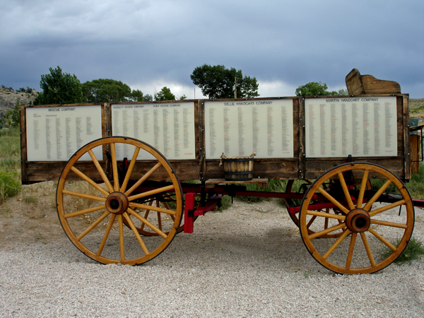 wagon lists the people?on this journey