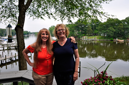Karen Duquette and her friend Barbara