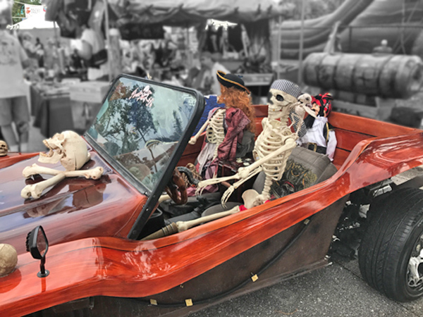 a pirate car