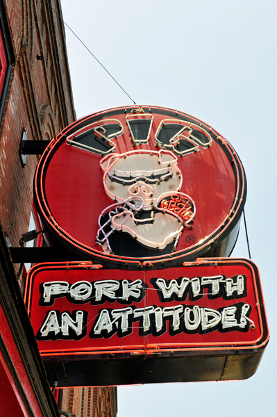 Pig restaurant on Beale Street