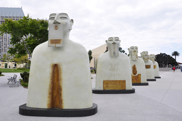 the 2nd set of 5 sculptures