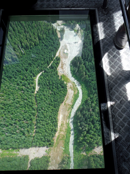 the dam