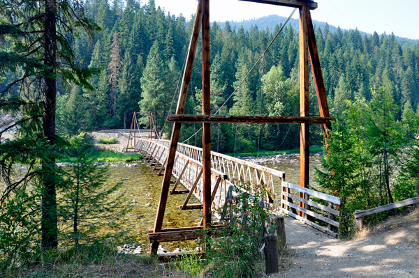 another view of the suspension bridge