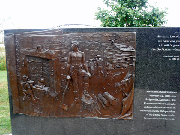 part of the Lincoln Memorial at Waterfront Park