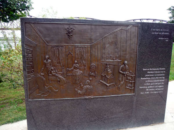part of the Lincoln Memorial at Waterfront Park