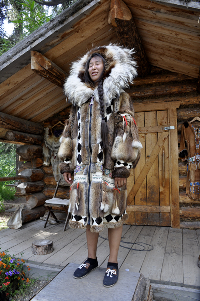 Athabaskan Yukon-style women's winter parka