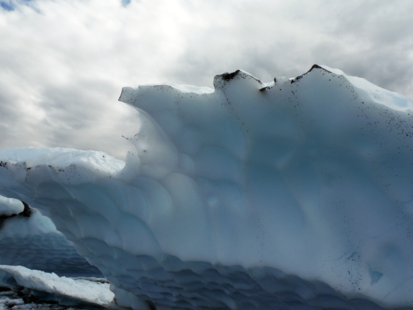 big sheet of ice at Matanuska Glacier