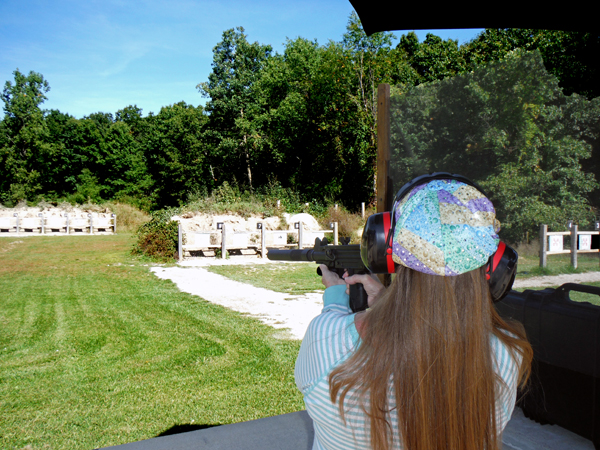 Karen Duquette at the 100 yard target