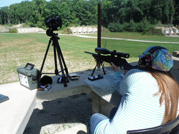 Karen Duquette at the 200 yard targets