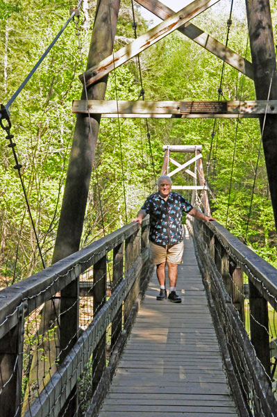 Lee Duquette on The Swinging Bridge