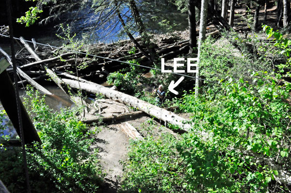 Lee Duquette by the Toccoa River