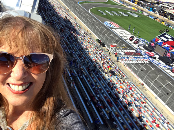 Karen Duquette on the rooftop