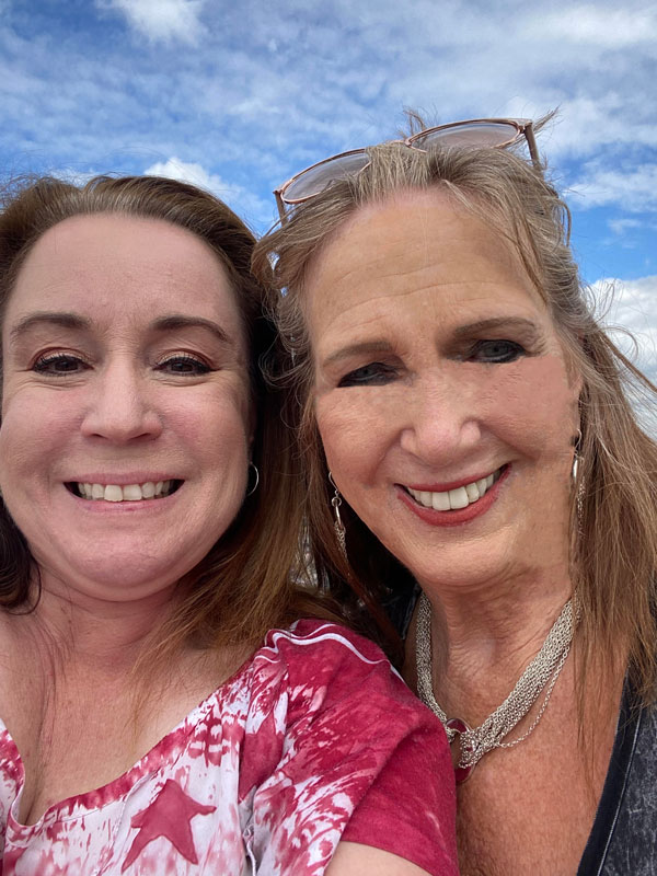 Karen Duquette and her cousin