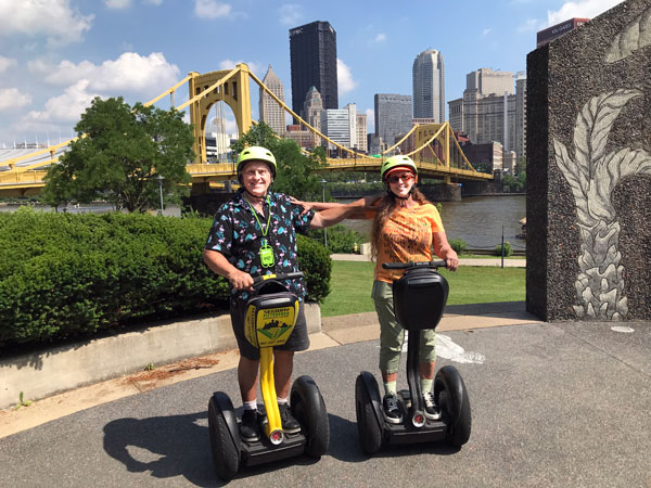 the two RV Gypsies on Segways