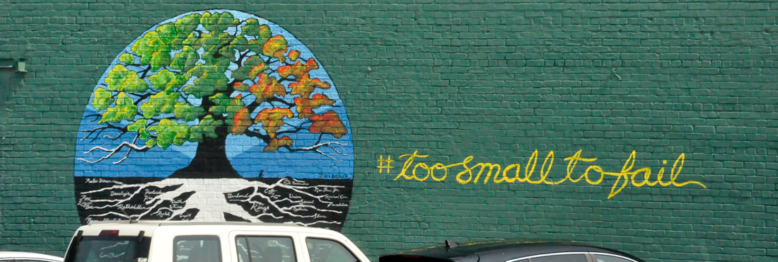mural on a wall