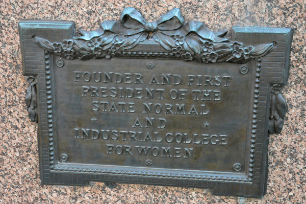 Charles Duncan McIver plaque