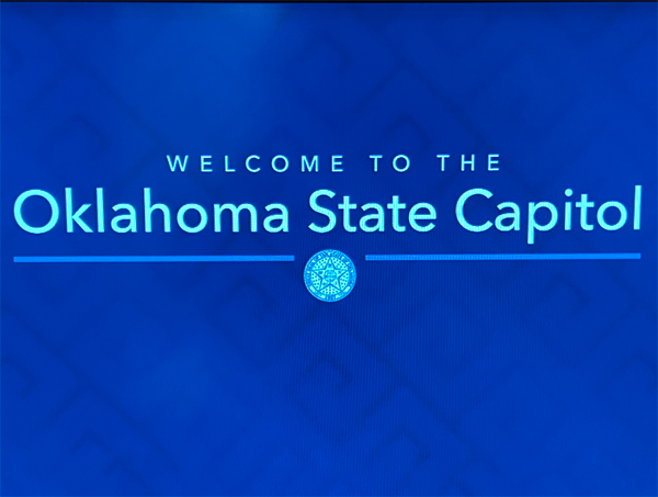 welcome to Okalahoma State Capitol