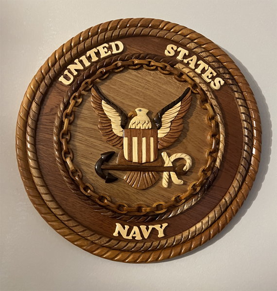 U.S. Navy plaque