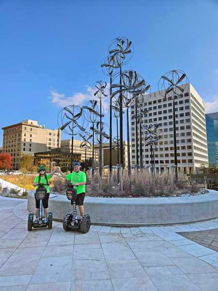 The two RV Gypsies by windmills