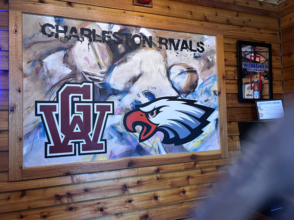 Charleston Rivals mural