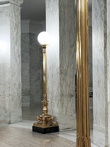 gold columns