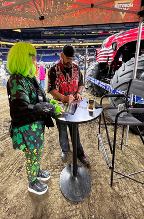 Mike Christenson, the driver of Vendetta and Karen Duquette