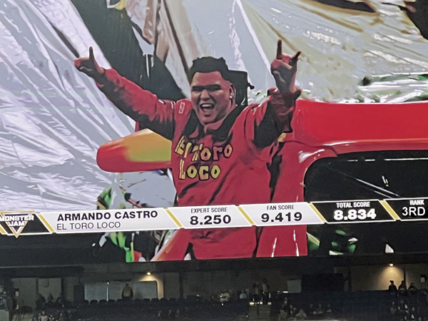 Armando Castro driver of El Toro Loco