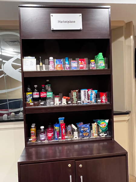 Stuff that could be purchased in the hotel