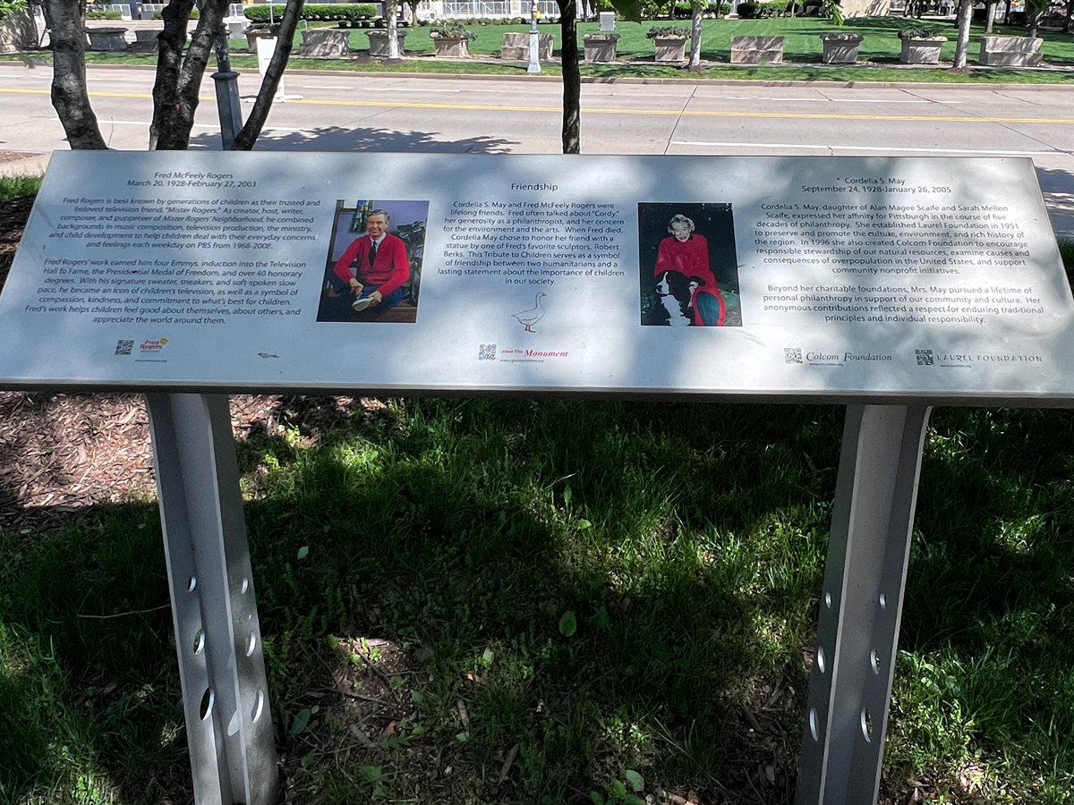 signs about Fred Rogers