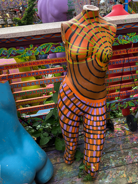 painted body with no head