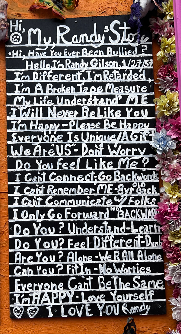 Randyland store sign