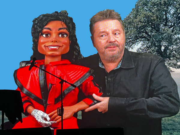 Terry Fator and MichaelJackson puppet