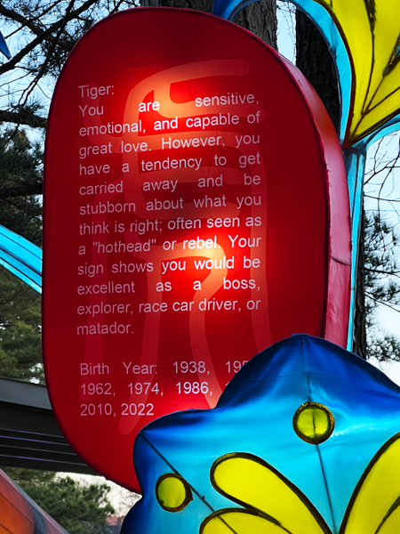 Zodiac sign for Tiger