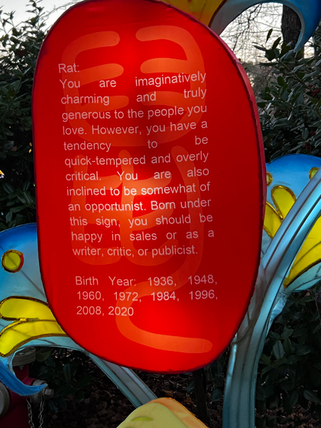 Zodiac sign for for Rat