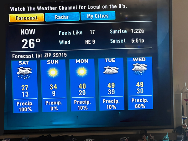 Weather prediction