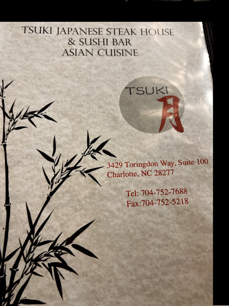 Tsuki Japanese Steak House address