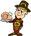 pilgrim and turkey