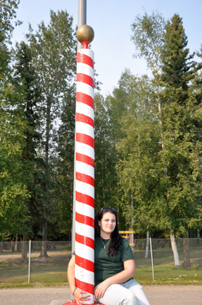 Kristen and the North Pole