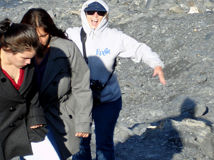 the family of the two RV Gypsies on Worthington Glacier