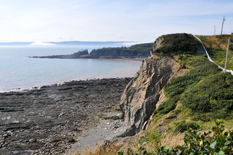 the view from the lighthouse cliff.