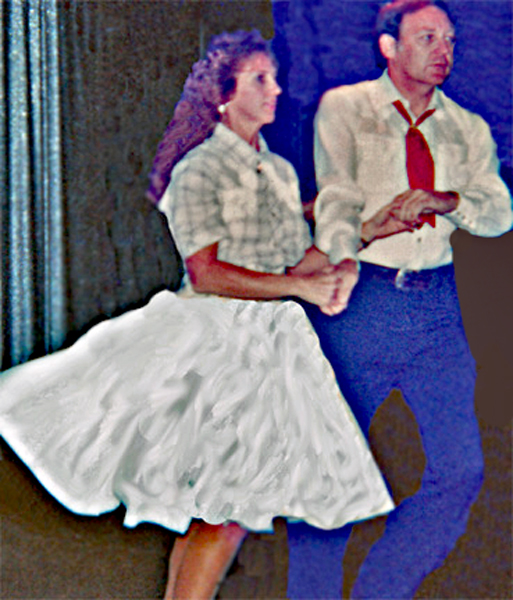 Karen Duquette square dancin